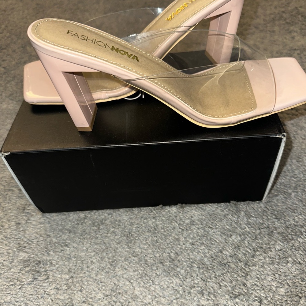 Fashion Nova Nude Women's Heels- Size 7.5